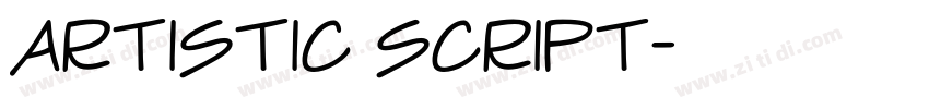 Artistic Script字体转换